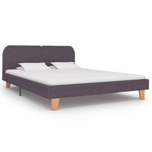 vidaXL Bed Frame Taupe Fabric 180x200 cm