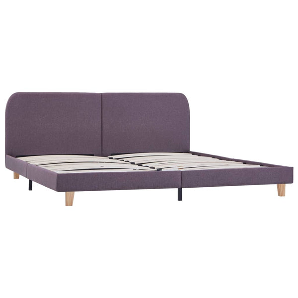 vidaXL Bed Frame Taupe Fabric 180x200 cm