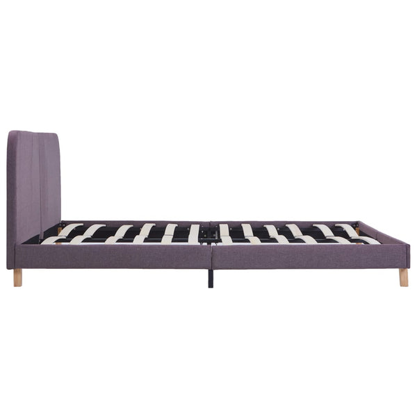 vidaXL Bed Frame Taupe Fabric 180x200 cm