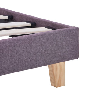 vidaXL Bed Frame Taupe Fabric 180x200 cm