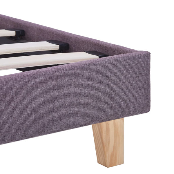 vidaXL Bed Frame Taupe Fabric 180x200 cm