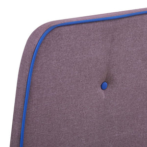 vidaXL Bed Frame Taupe Fabric 90x200 cm