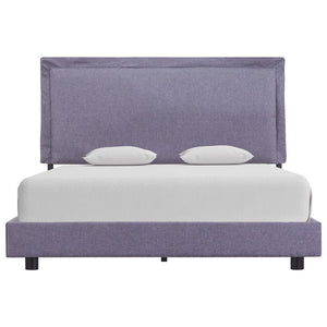 vidaXL Bed Frame Light Gray Fabric 140x200 cm