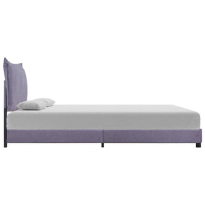 vidaXL Bed Frame Light Gray Fabric 140x200 cm