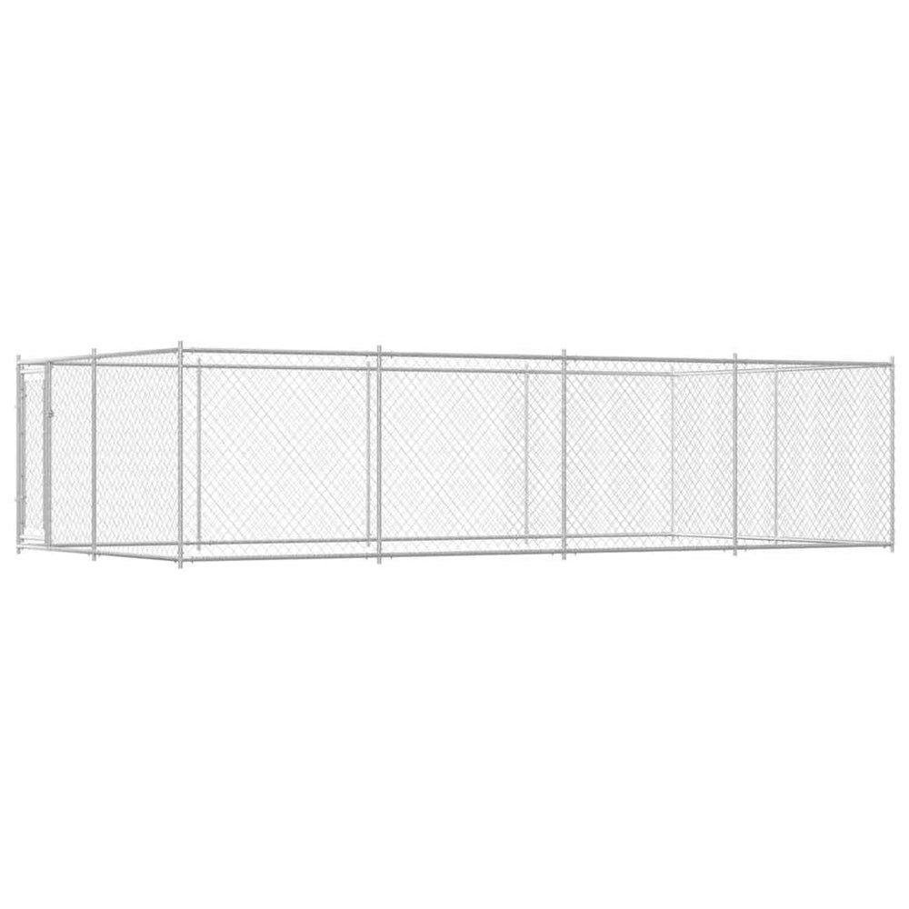 vidaXL Outdoor Dog Kennel 7.6x3.8x1.9 m