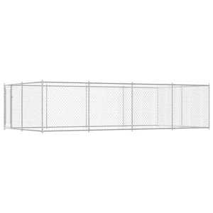 vidaXL Outdoor Dog Kennel 7.6x3.8x1.9 m