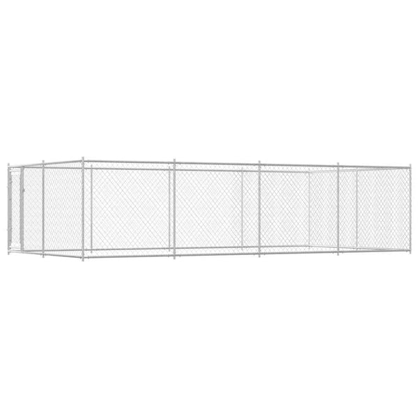 vidaXL Outdoor Dog Kennel 7.6x3.8x1.9 m
