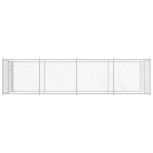 vidaXL Outdoor Dog Kennel 7.6x3.8x1.9 m