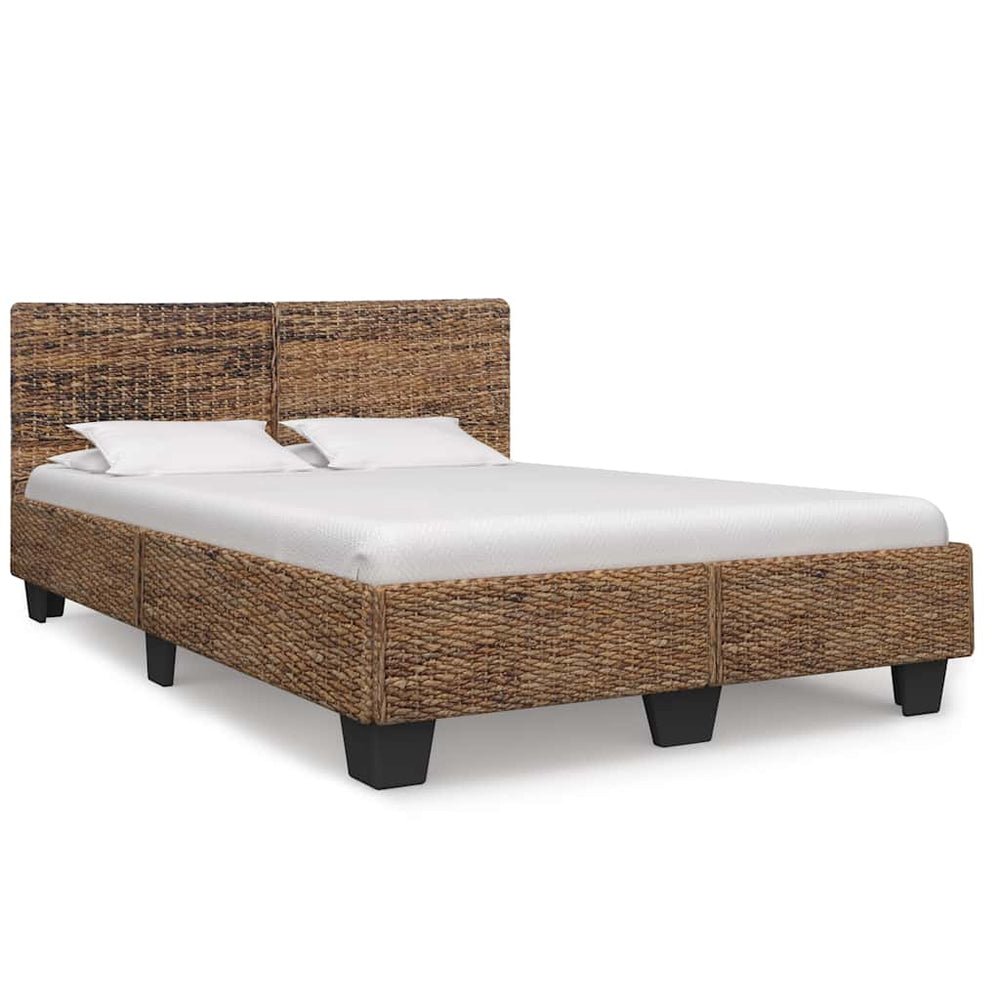 vidaXL Bed Frame Natural Rattan 160 x 200 cm
