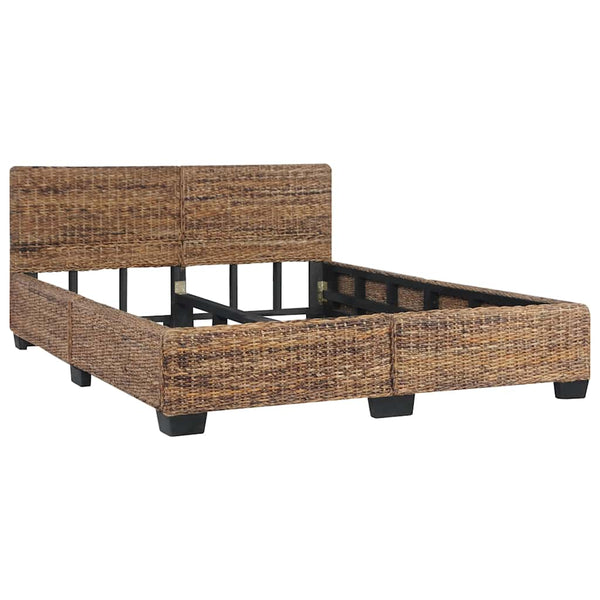 vidaXL Bed Frame Natural Rattan 160 x 200 cm