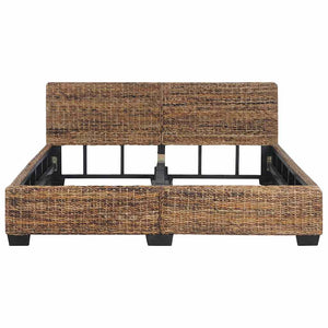 vidaXL Bed Frame Natural Rattan 160 x 200 cm
