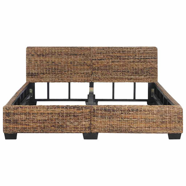 vidaXL Bed Frame Natural Rattan 160 x 200 cm