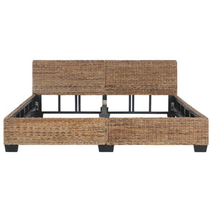 vidaXL Bed Frame Natural Rattan 180x200 cm