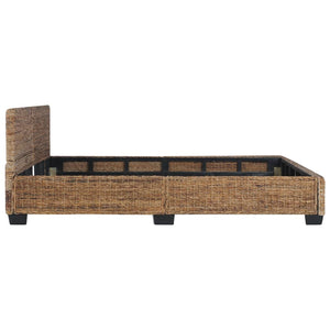 vidaXL Bed Frame Natural Rattan 180x200 cm