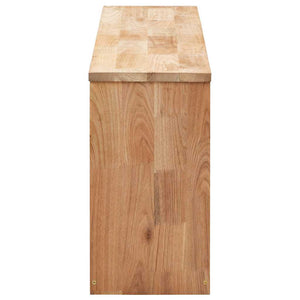 vidaXL Shoe Bench 94 x 20 x 38 cm Solid Walnut Wood