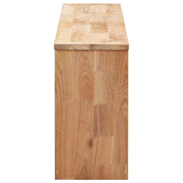 vidaXL Shoe Bench 94 x 20 x 38 cm Solid Walnut Wood