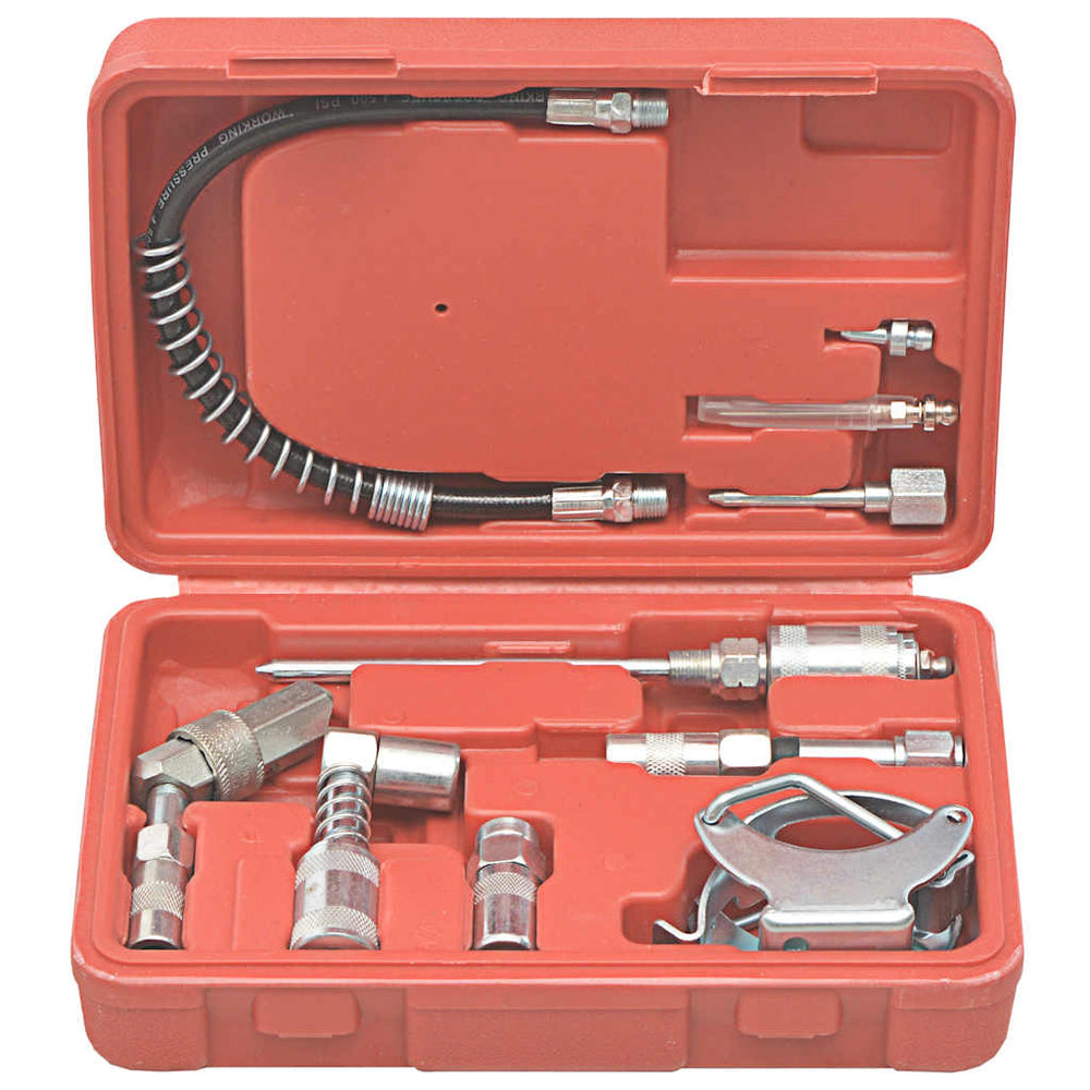 vidaXL 11-piece Grease Gun Accessory Set