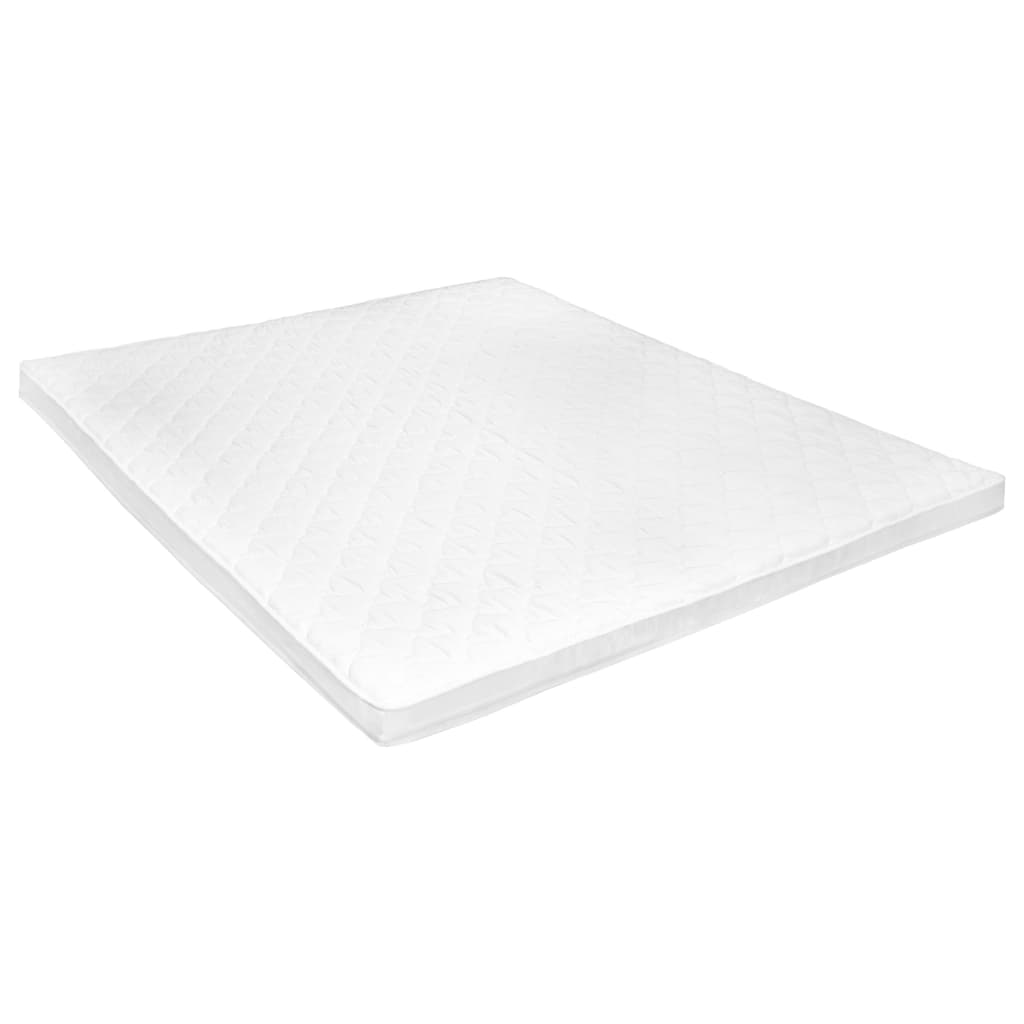 vidaXL Mattress Topper 160 x 200 cm Cold Foam Egg Crate Profile 6 cm