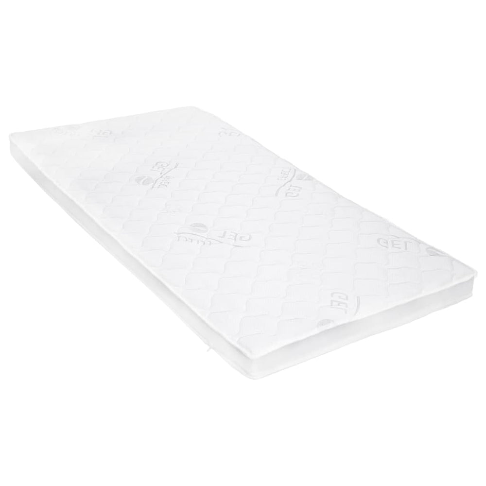 vidaXL Mattress Topper 90 x 200 cm Gel Foam 7 cm