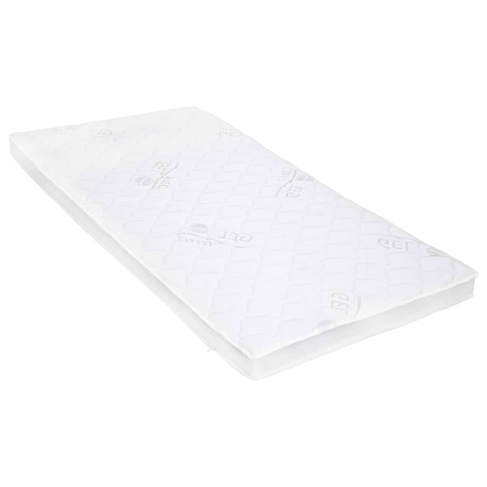 vidaXL Mattress Topper 100 x 200 cm Gel Foam 7 cm