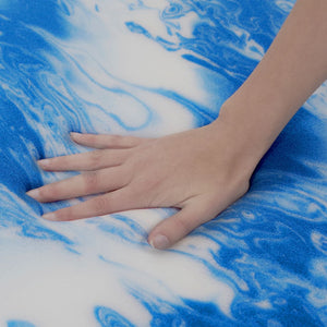 vidaXL Mattress Topper 100 x 200 cm Gel Foam 7 cm