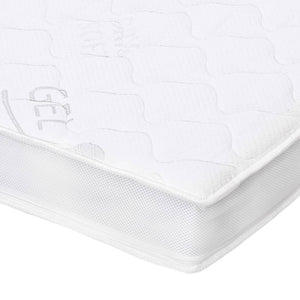 vidaXL Mattress Topper 140 x 200 cm Gel Foam 7 cm