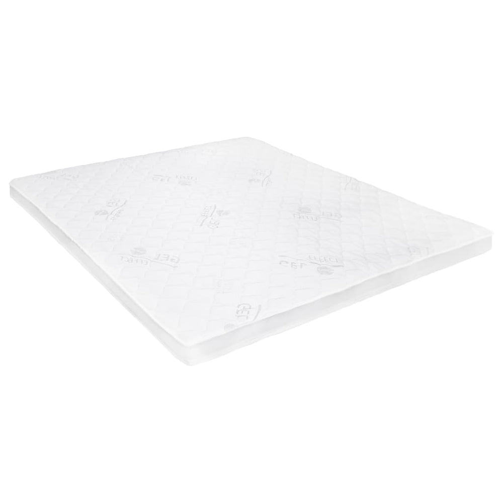 vidaXL Mattress Topper 160 x 200 cm Gel Foam 7 cm