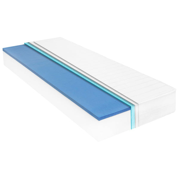 vidaXL Mattress 90 x 200 cm Viscoelastic Memory Foam 18 cm H2