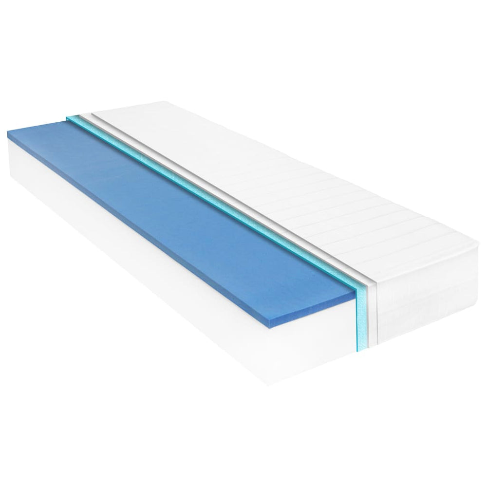 vidaXL Mattress 100 x 200 cm Viscoelastic Memory Foam 18 cm H2