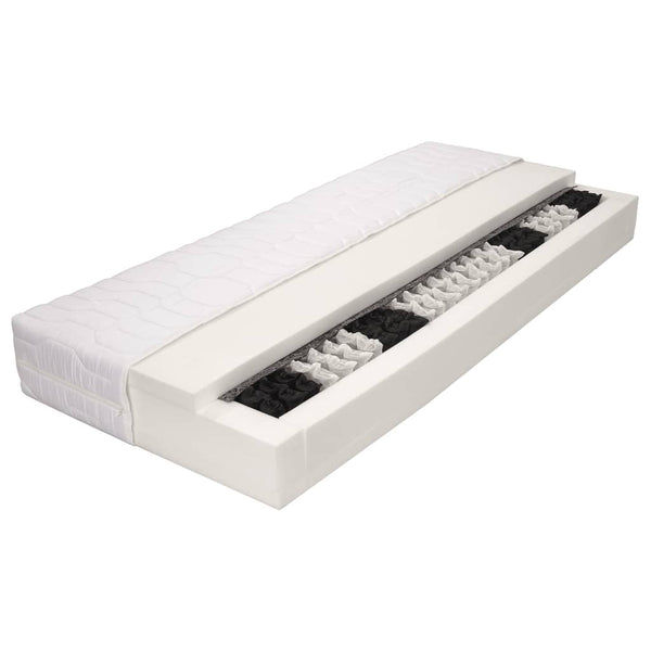 vidaXL Mattress 120 x 200 cm 7-Zone Pocket Sprung 20 cm H2