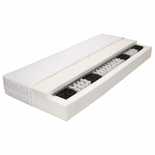 vidaXL Mattress 120 x 200 cm 7 Zones Pocket Springs 20 cm H3