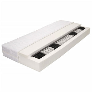 vidaXL Mattress 120 x 200 cm 7 Zones Pocket Springs 20 cm H3