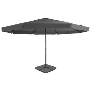 vidaXL Parasol with Portable Parasol Base Anthracite