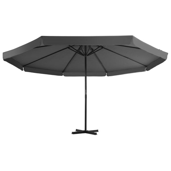 vidaXL Parasol with Portable Parasol Base Anthracite