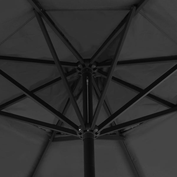 vidaXL Parasol with Portable Parasol Base Anthracite