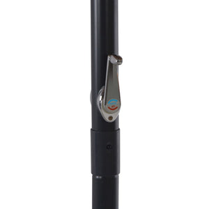 vidaXL Parasol with Portable Parasol Base Anthracite
