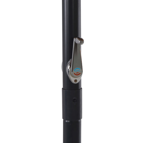 vidaXL Parasol with Portable Parasol Base Anthracite