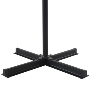 vidaXL Parasol with Portable Parasol Base Anthracite