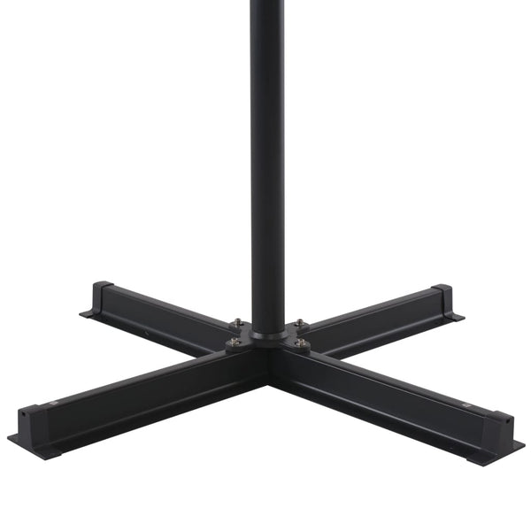 vidaXL Parasol with Portable Parasol Base Anthracite