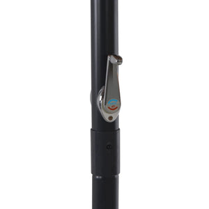vidaXL Parasol with Portable Parasol Base Taupe