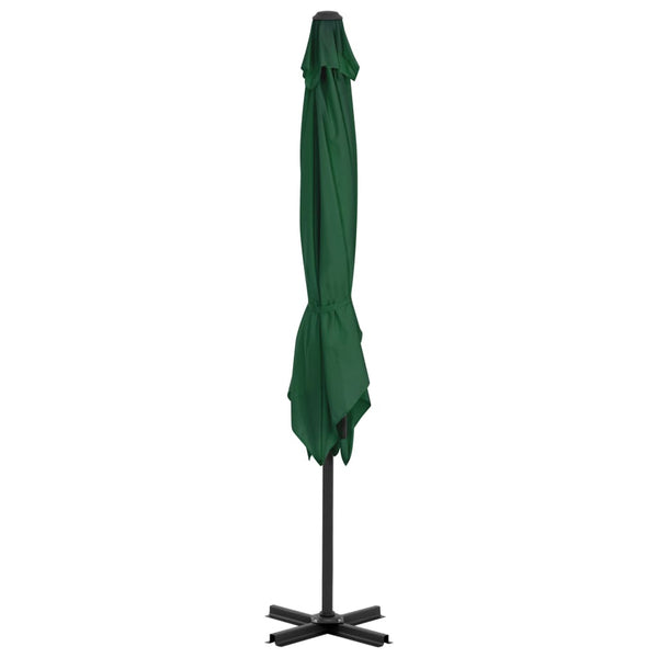 vidaXL Parasol with Portable Parasol Stand Green