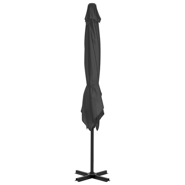 vidaXL Parasol with Portable Parasol Base Anthracite
