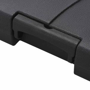 vidaXL Parasol with Portable Parasol Base Taupe