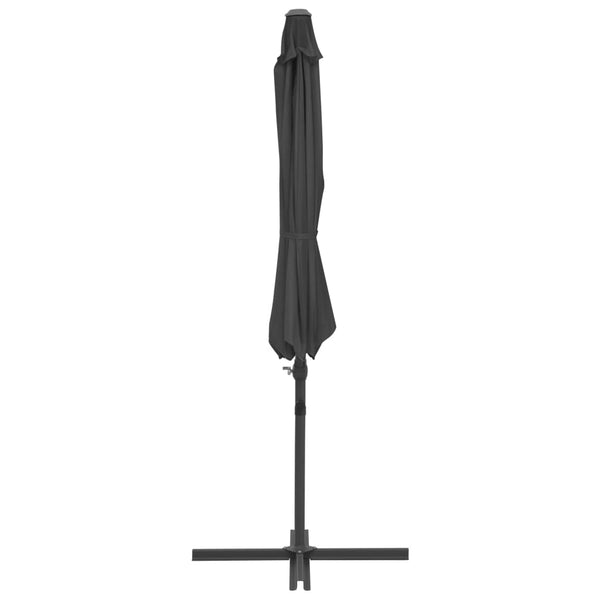 vidaXL Parasol with Portable Parasol Base Anthracite