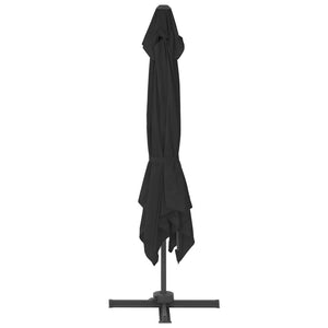 vidaXL Parasol with Portable Parasol Base Anthracite