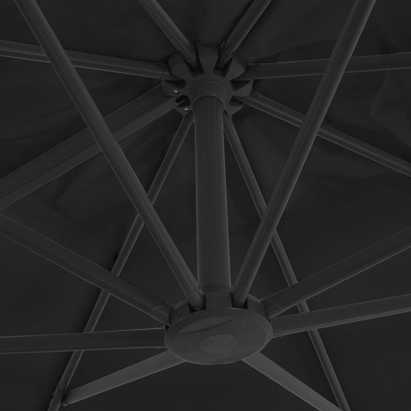 vidaXL Parasol with Portable Parasol Base Anthracite