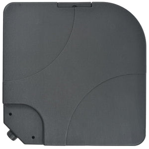 vidaXL Parasol with Portable Parasol Base Anthracite