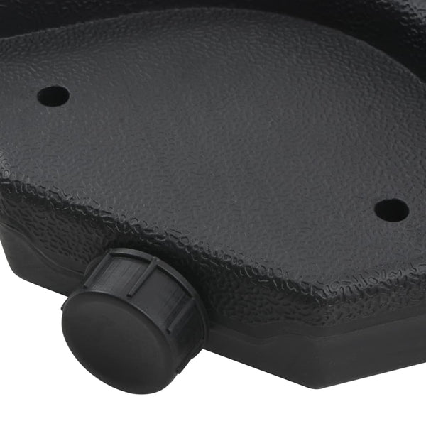 vidaXL Parasol with Portable Parasol Base Anthracite
