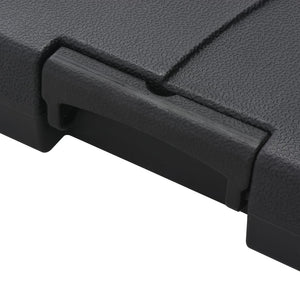 vidaXL Parasol with Portable Parasol Base Anthracite