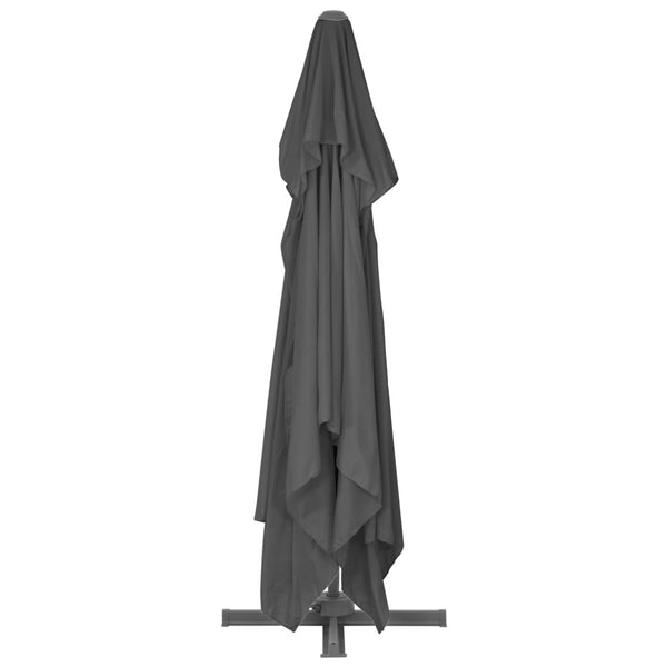 vidaXL Parasol with Portable Parasol Base Anthracite